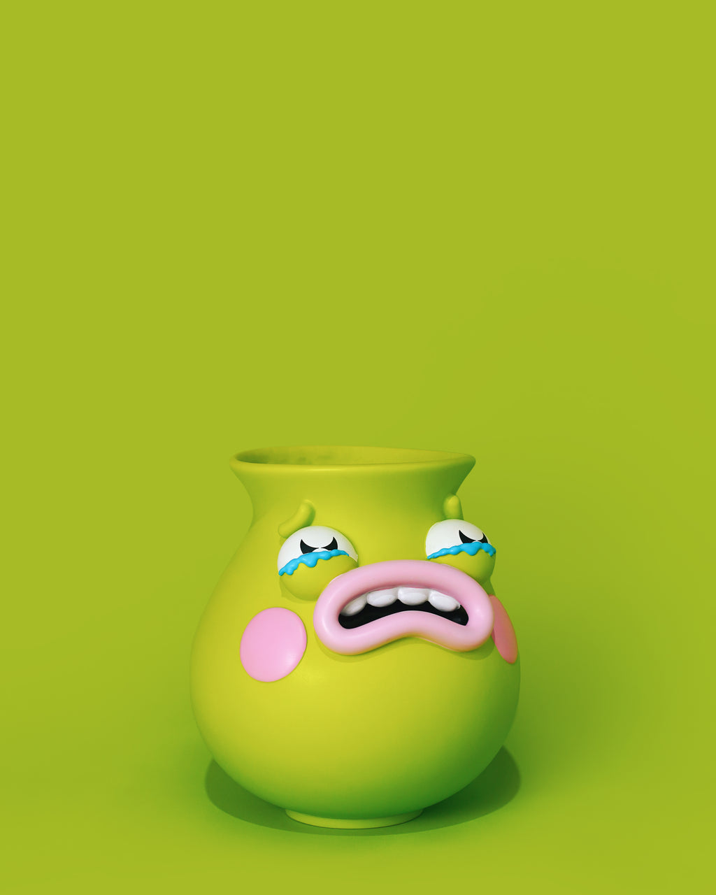 Lonely Lime Sad Vase | 1st Edition