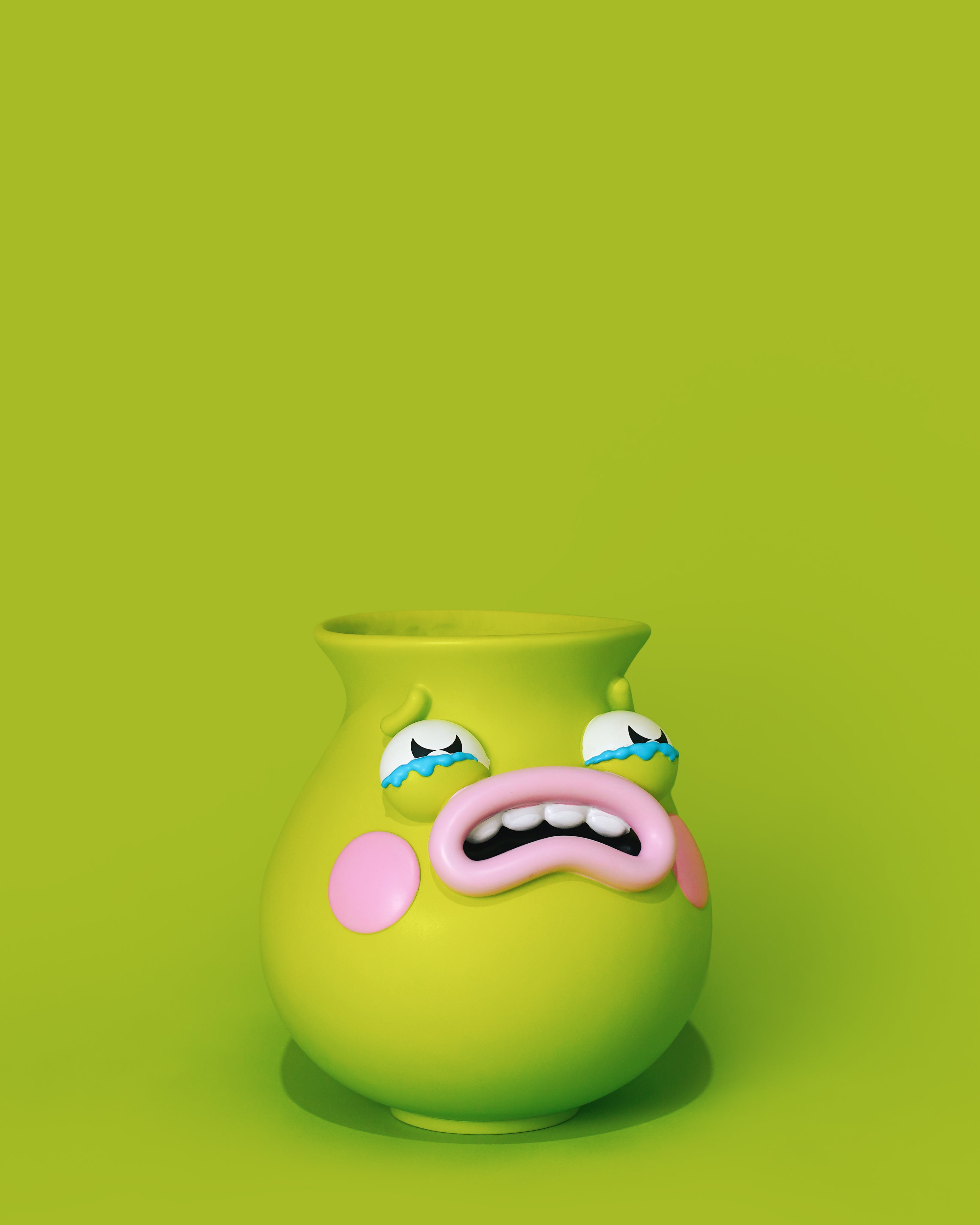 Lonely Lime Sad Vase | 1st Edition