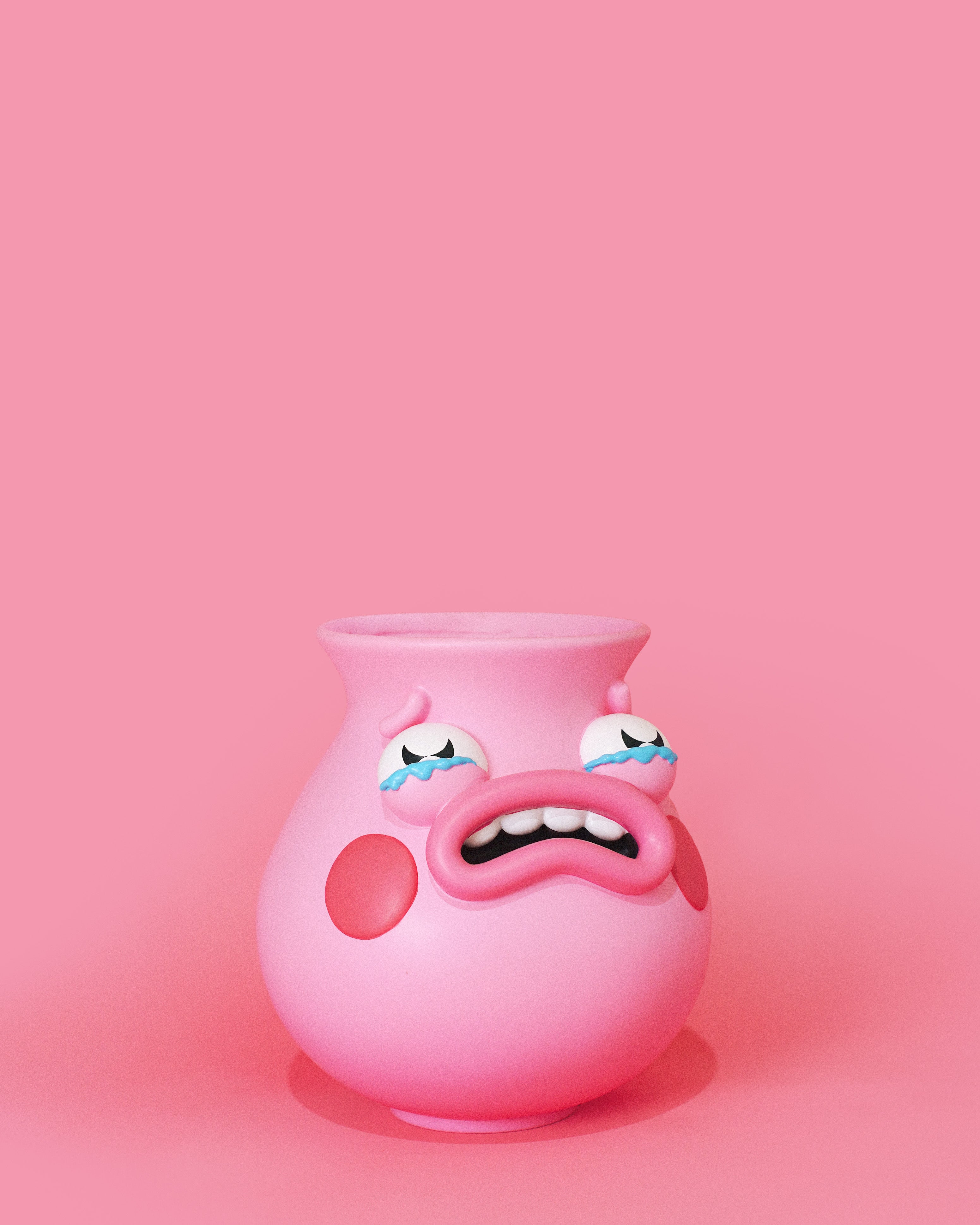 Pessimist Pink Sad Vase | 1st Edition