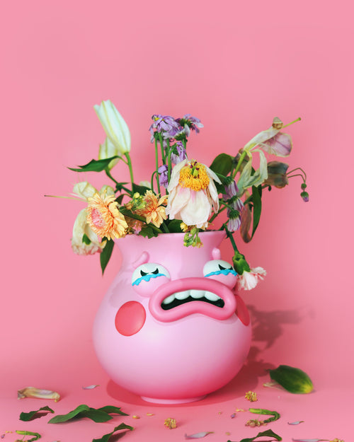 Pessimist Pink Sad Vase | 1st Edition