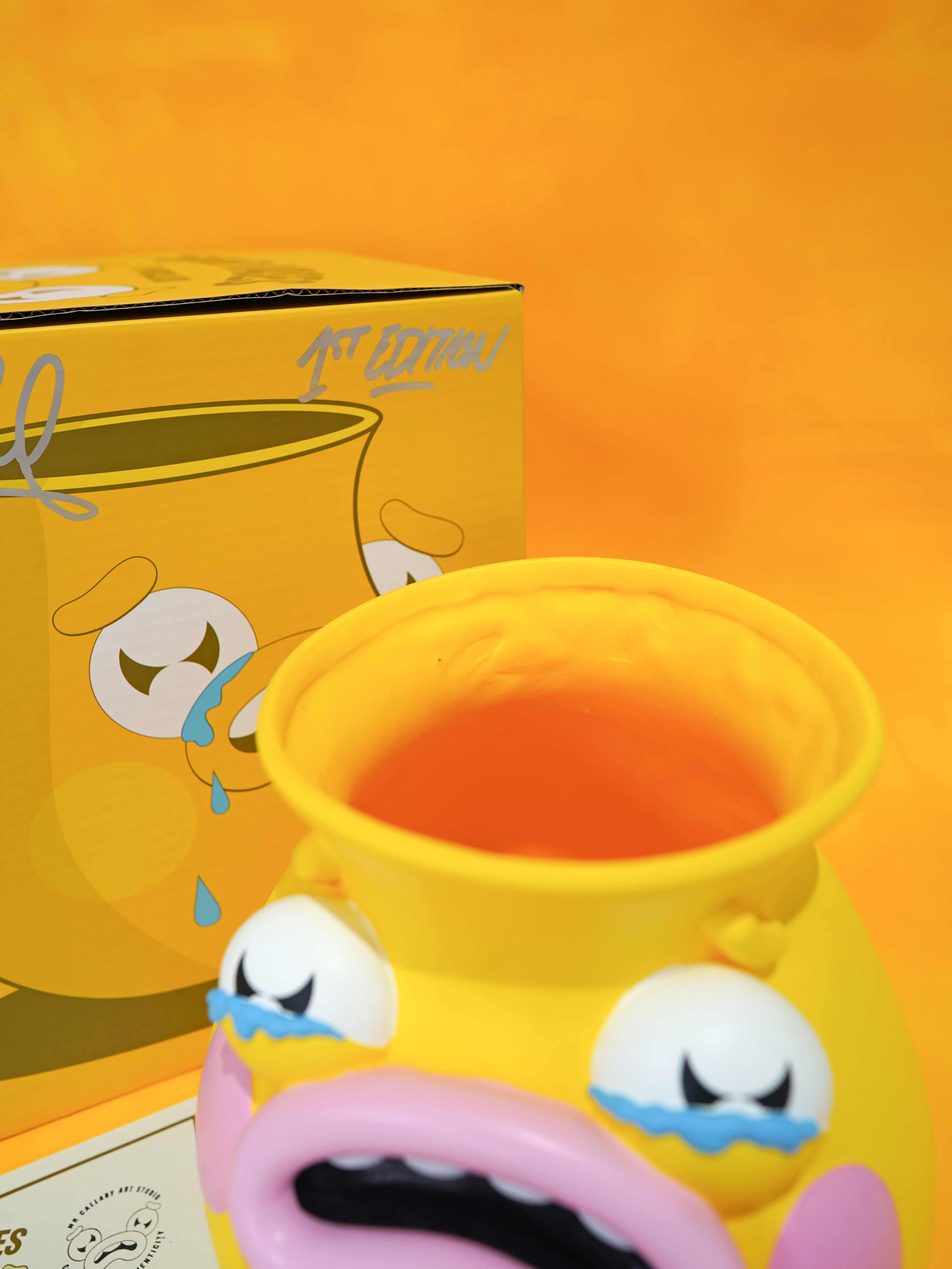 Yikes Yellow Sad Vase | 1st Edition